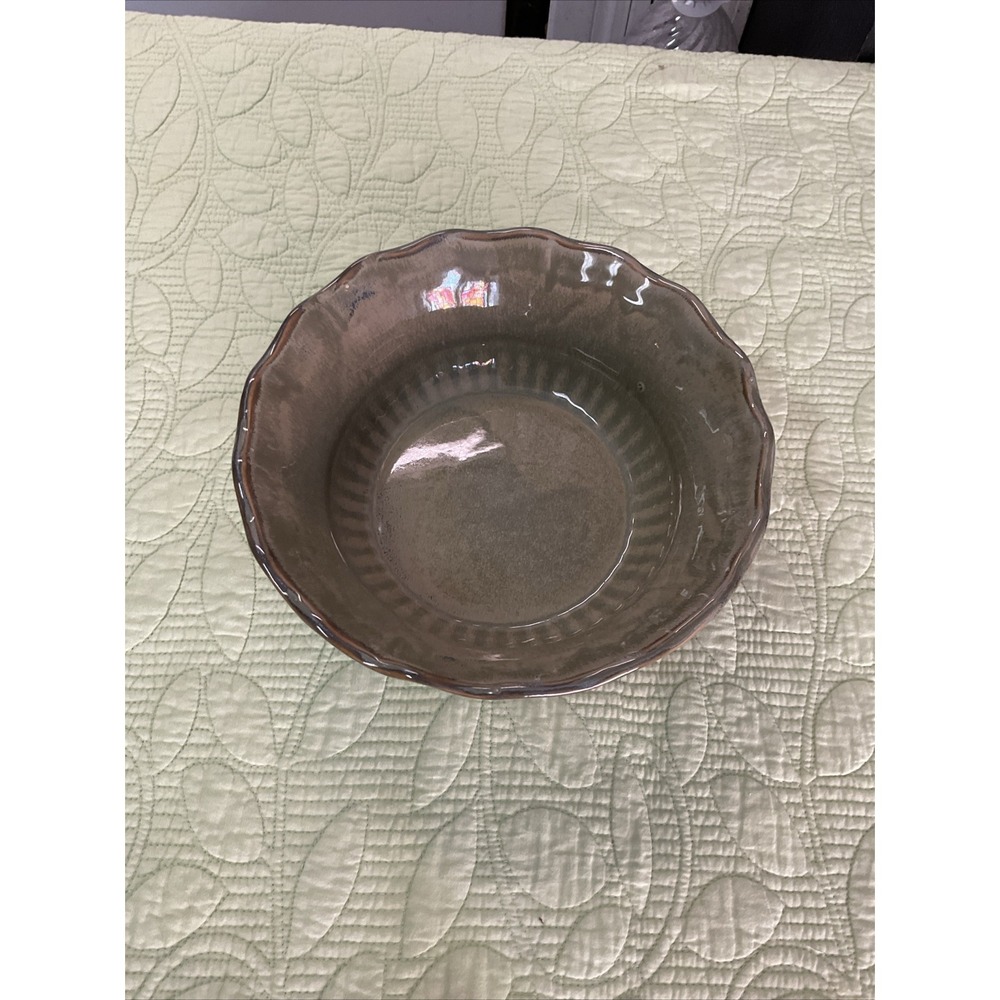 CHIP BOWL OR FLOWER Kitchen  BOWL Green 10" WIDE